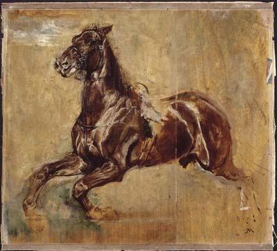 Jean-Louis-Ernest Meissonier Study of a horse oil painting image